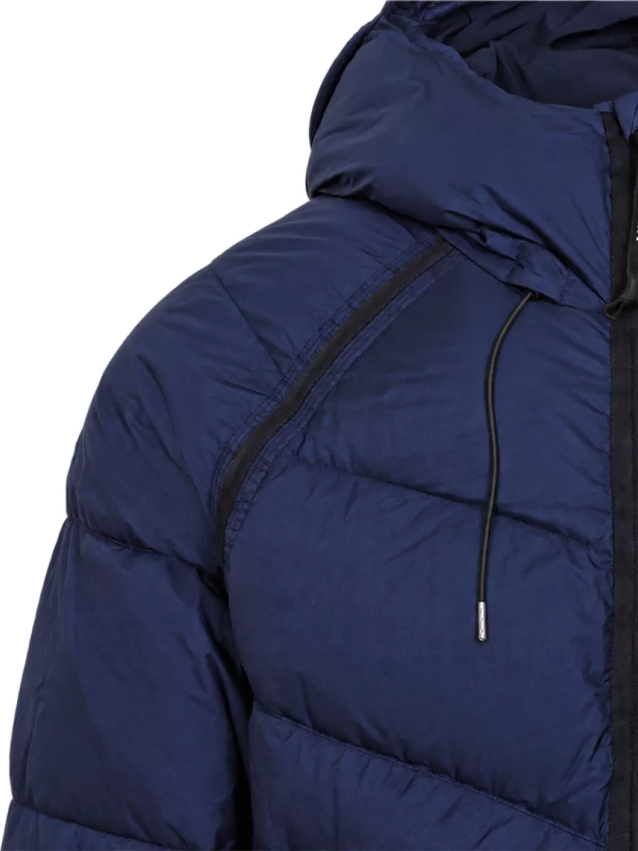 C.p. Company Down Hooded Quilted Puffer Jacket