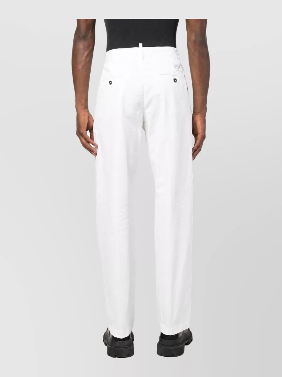 Dsquared2 Cotton Straight-Leg Trousers