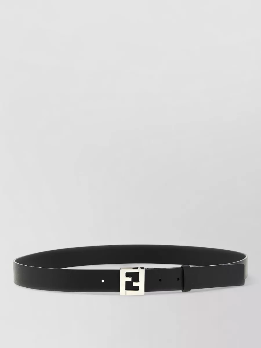 Fendi calfskin leather belt