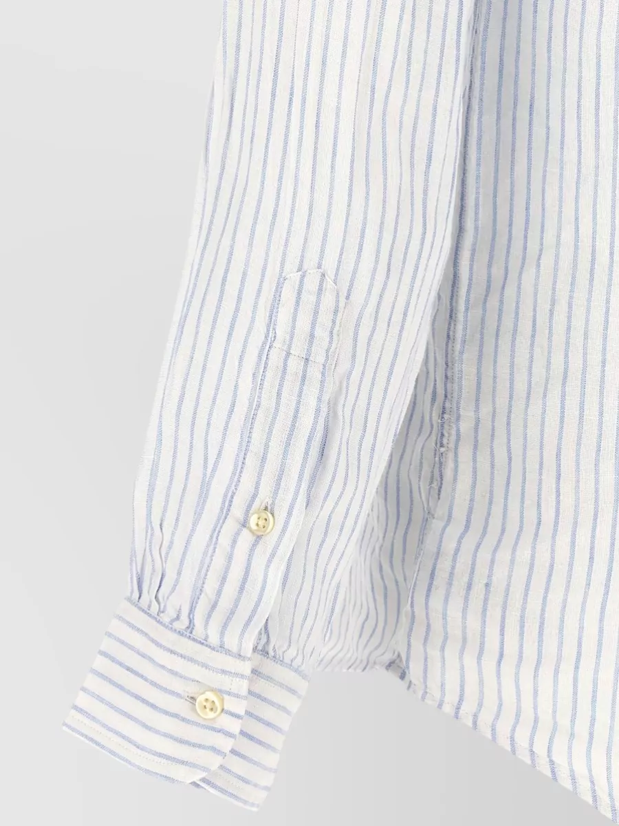 Polo Ralph Lauren Striped Linen Long-Sleeve Shirt
