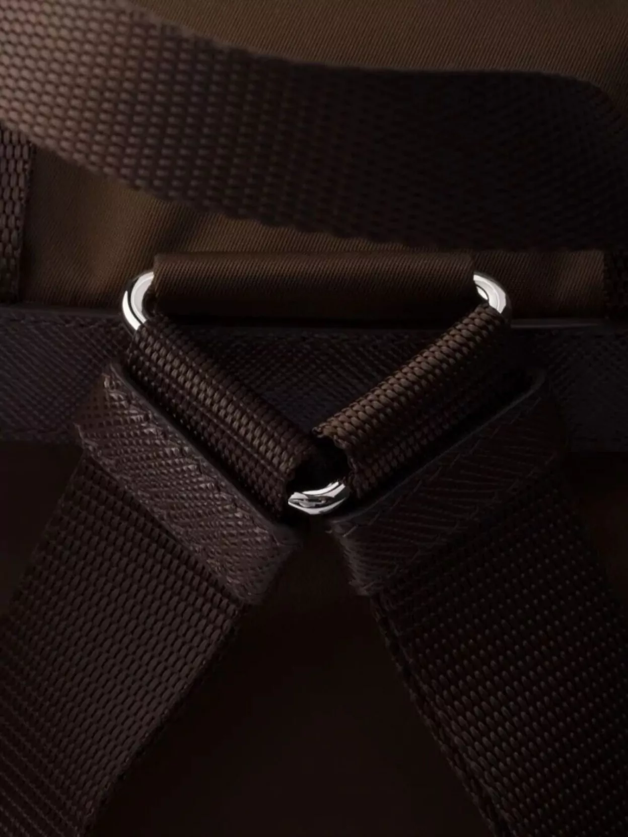 Prada Medium Nylon Backpack And Pouch Set