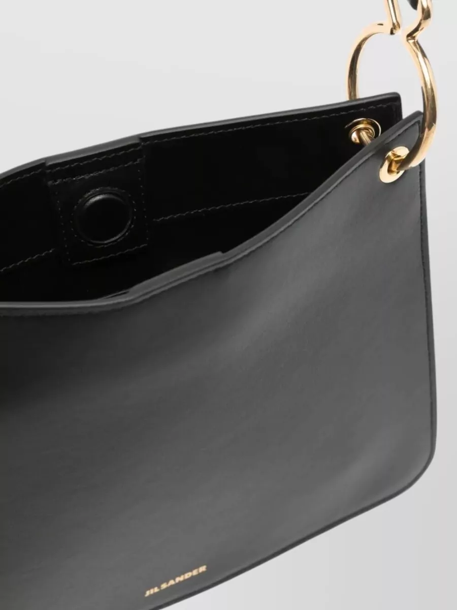 Jil Sander Na Leather Shoulder Bag