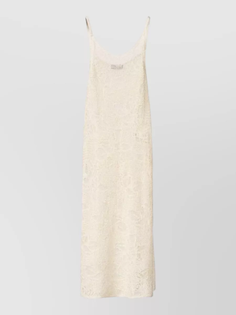 Fabiana Filippi Crochet knit maxi dress