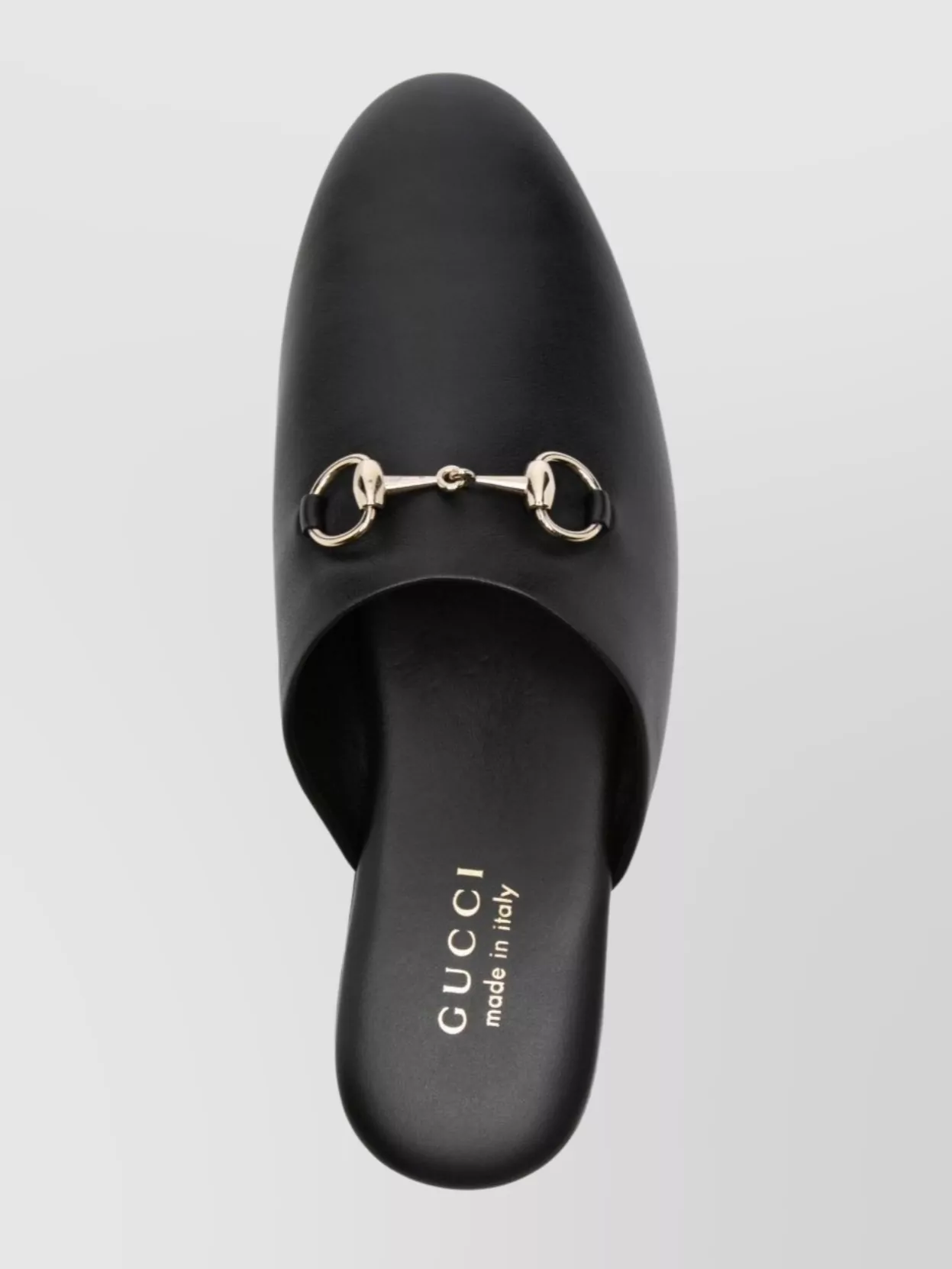 Gucci Pointed Toe Slippers Horsebit Detail
