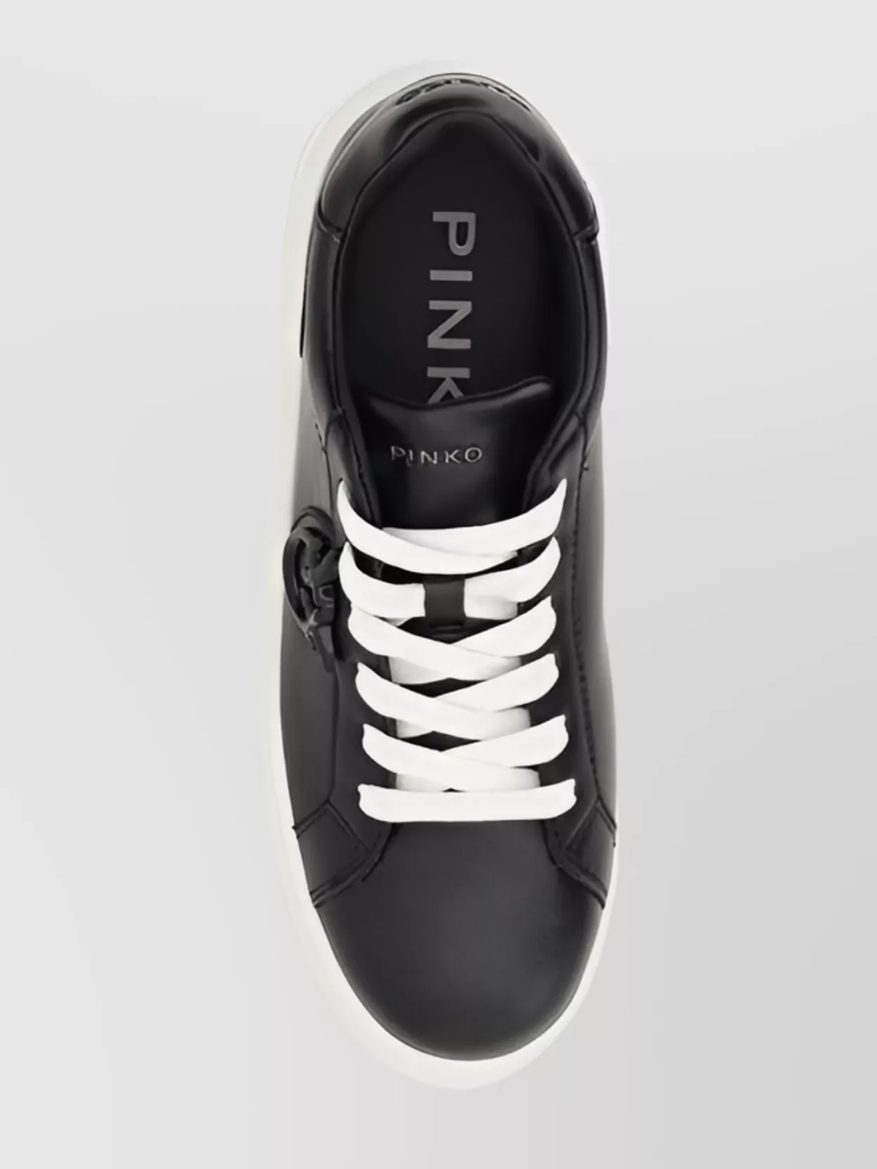 Pinko Monogram Detail Platform Sneakers With