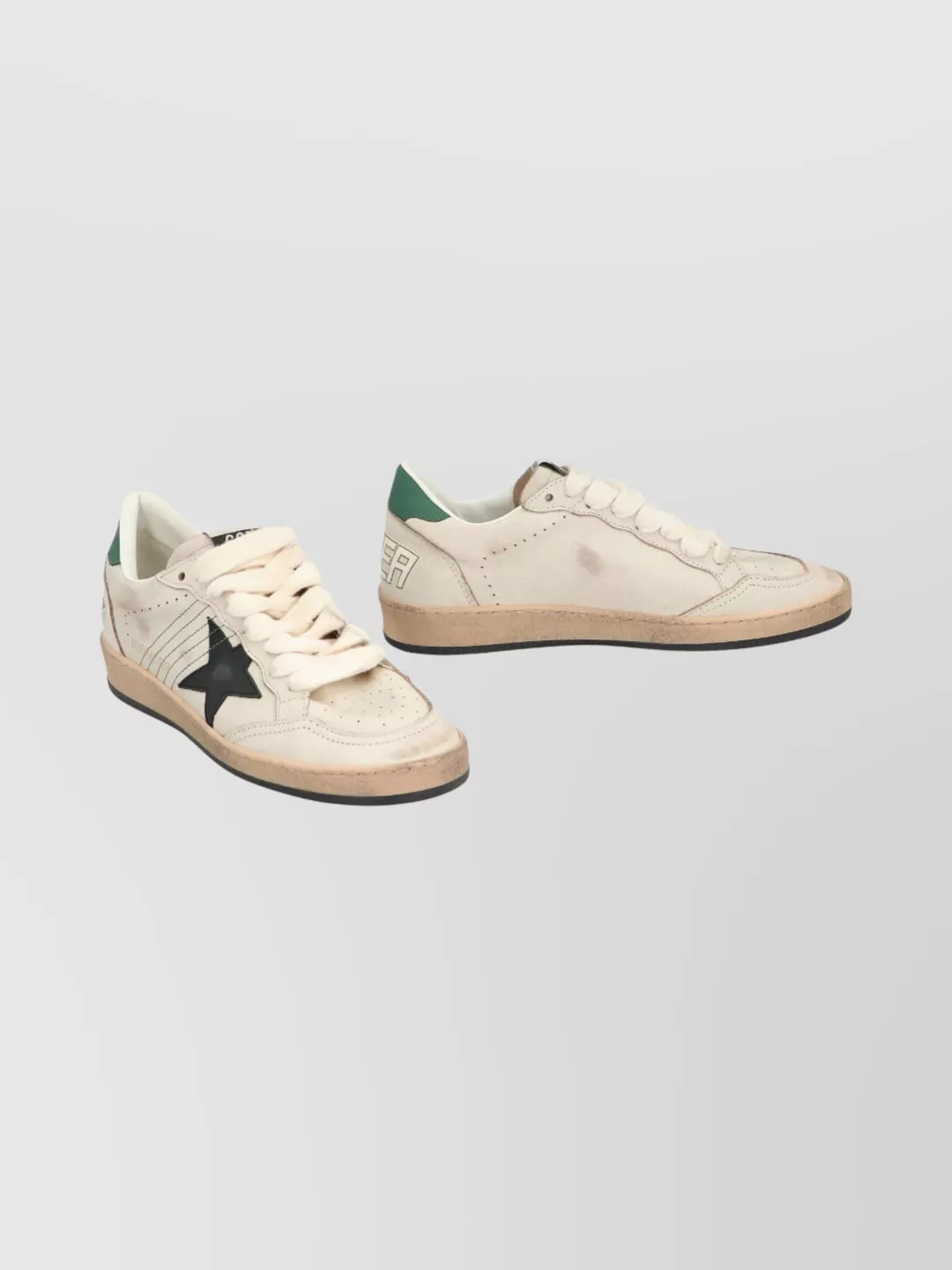 Golden Goose Contemporary Low-top Sneakers Leather Detail In Animal Print