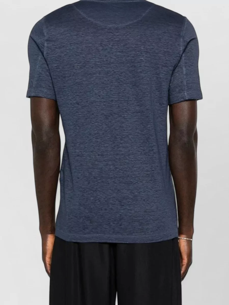 120% Lino Linen Short-Sleeve T-Shirt