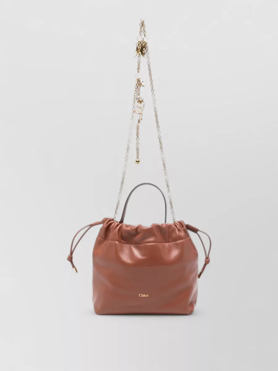 Chloé chloé icons small lambskin bucket bag