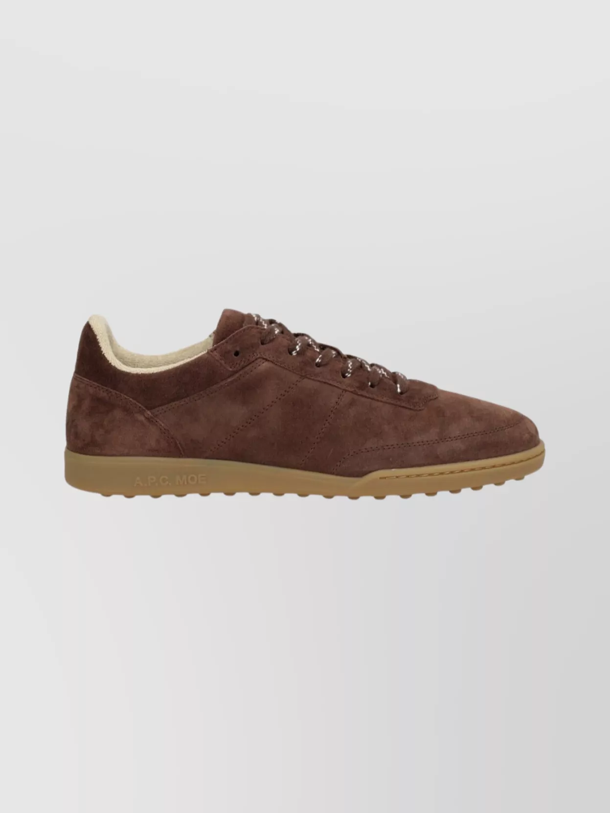 A.p.c. Suede Sneakers With Rubber Sole Design