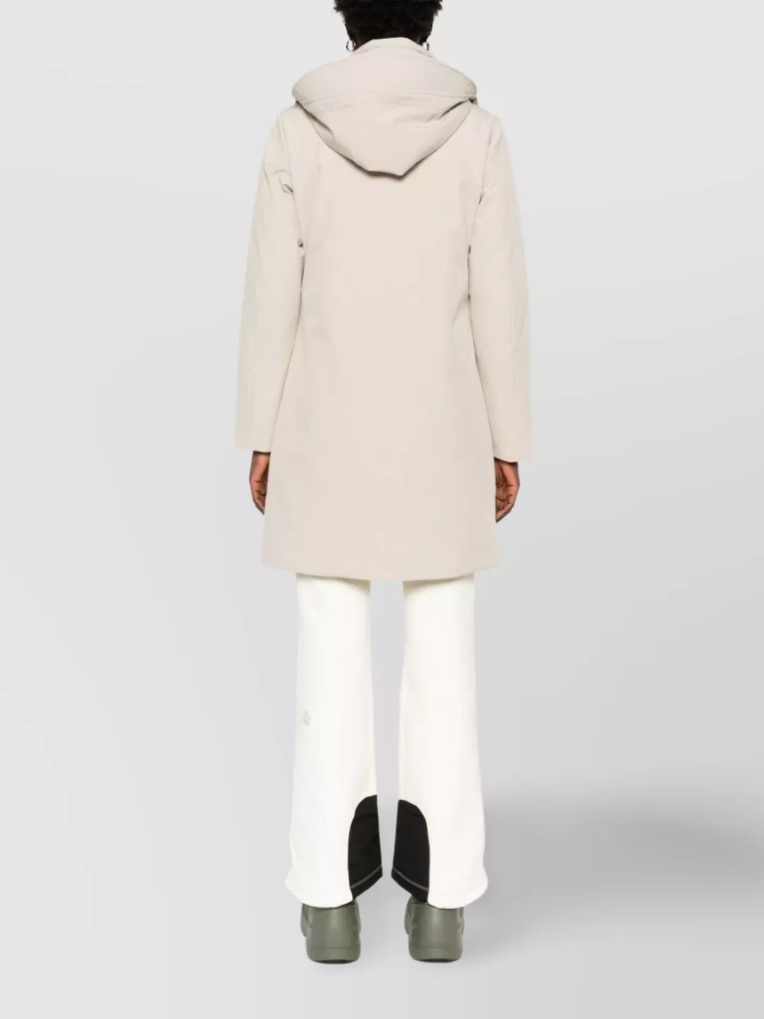 Woolrich Long Trench Coat Adjustable Hood