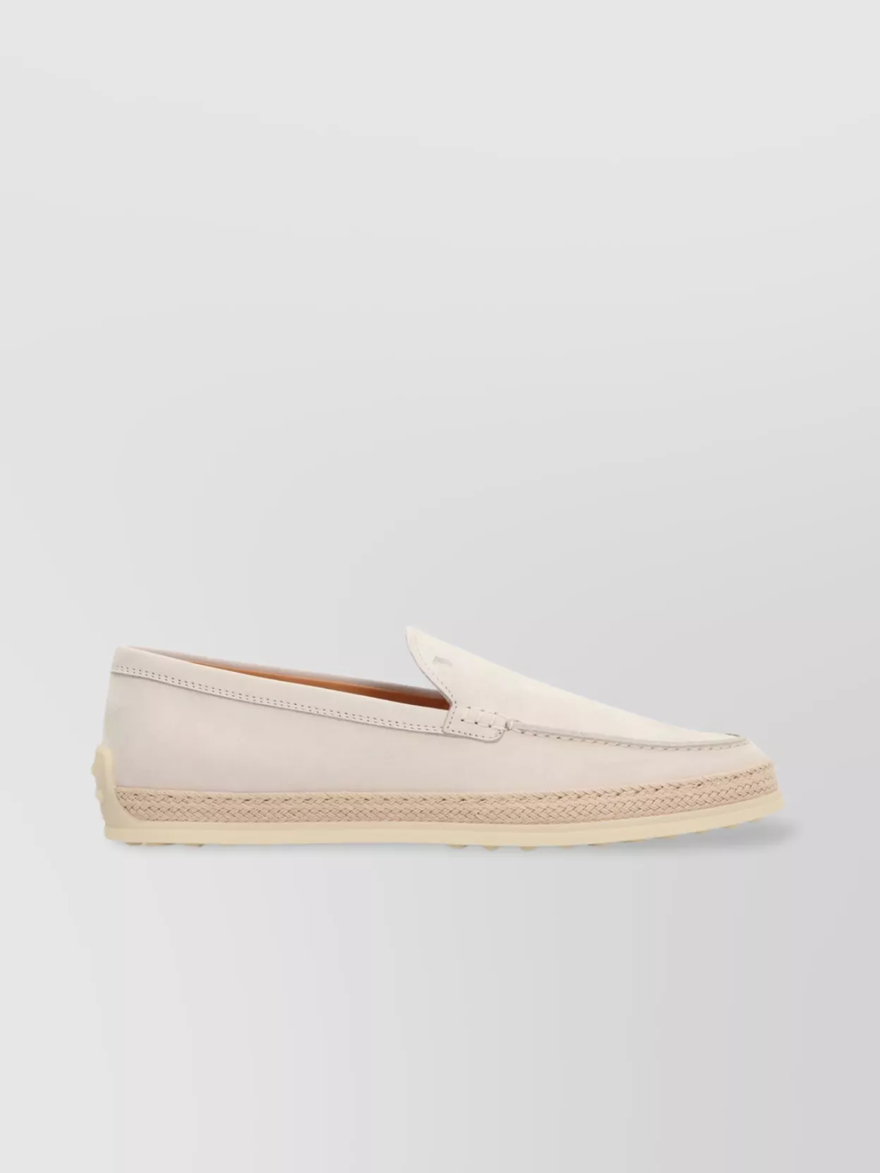 Tod's Leather Loafers Espadrille Sole