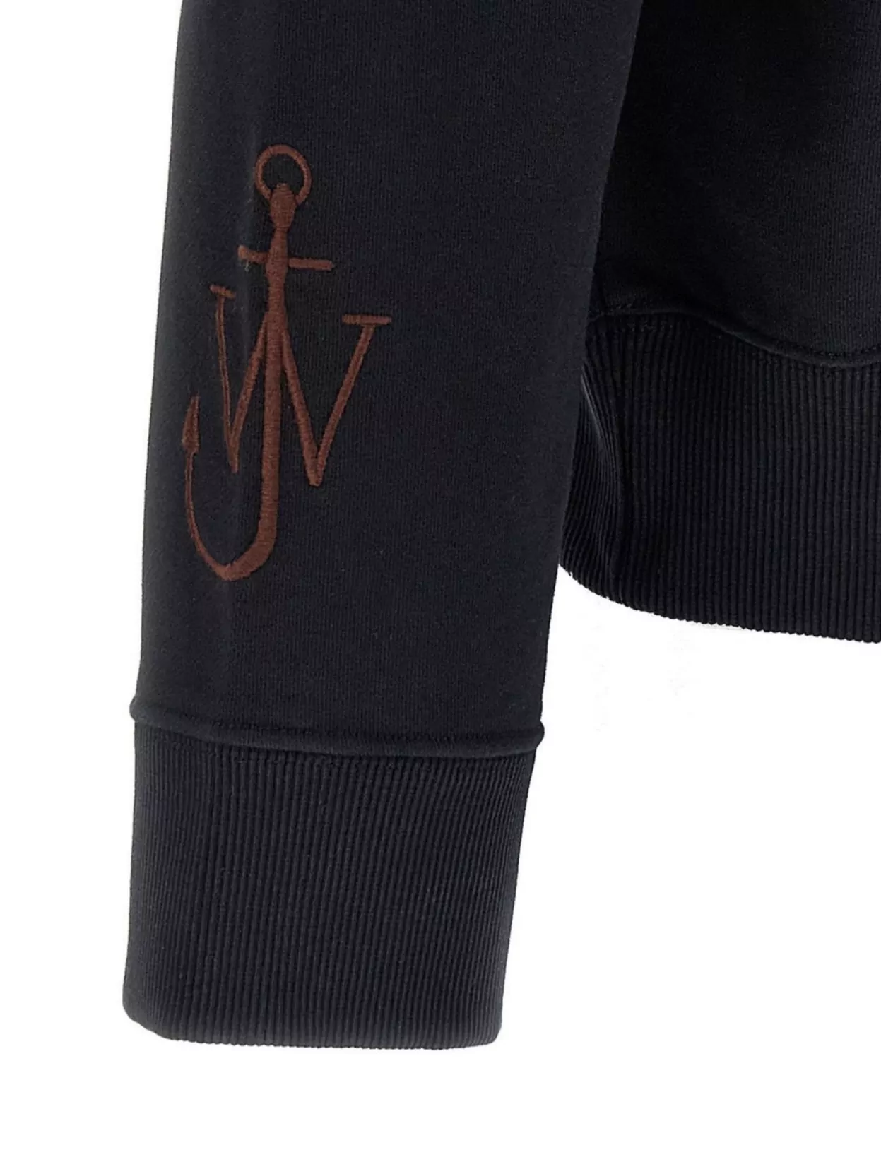 Jw Anderson Half Zip High Collar Ribbed Cuffs