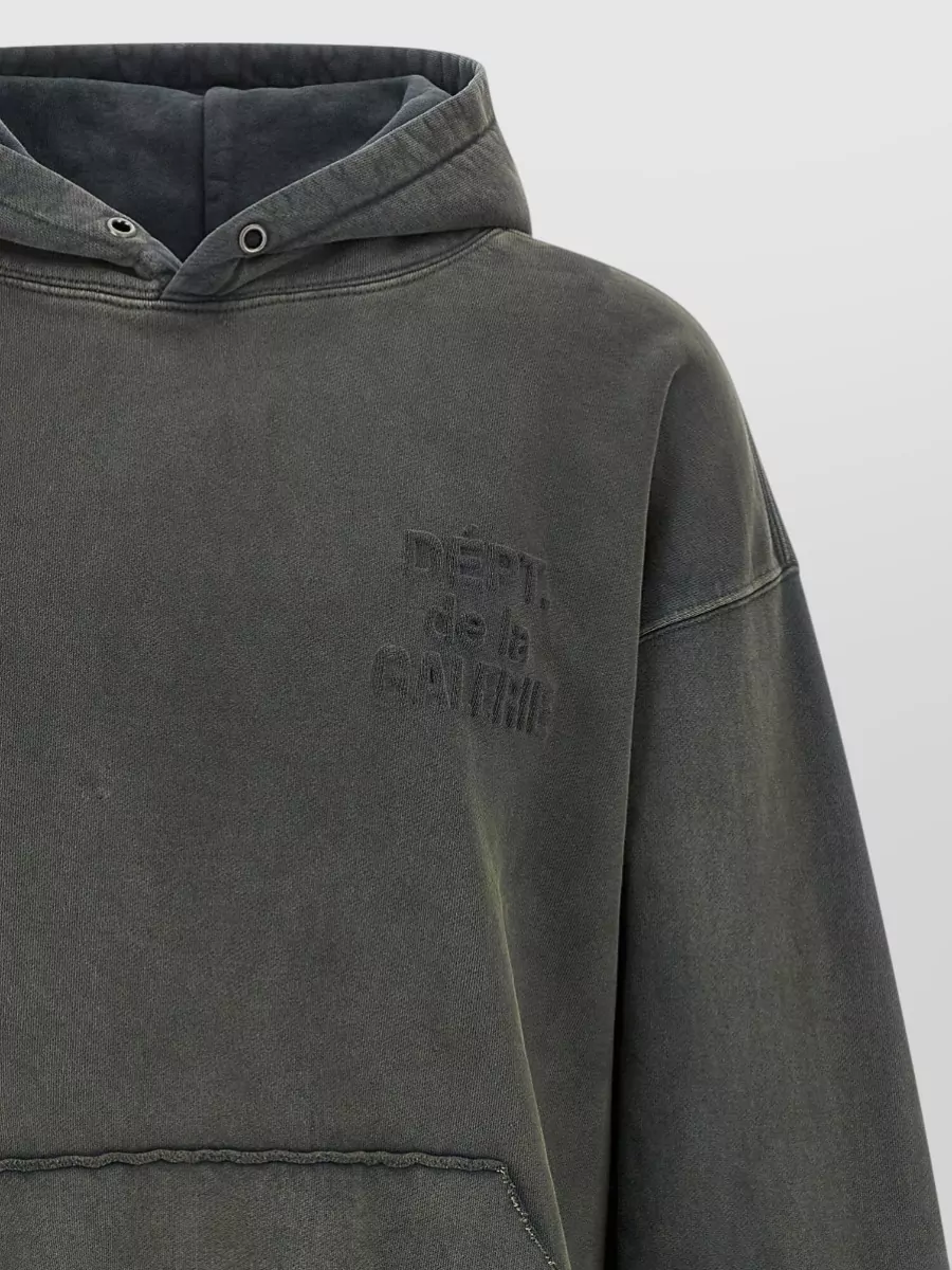 Gallery Dept. Hooded Sweatshirt Featuring Embossed Logo