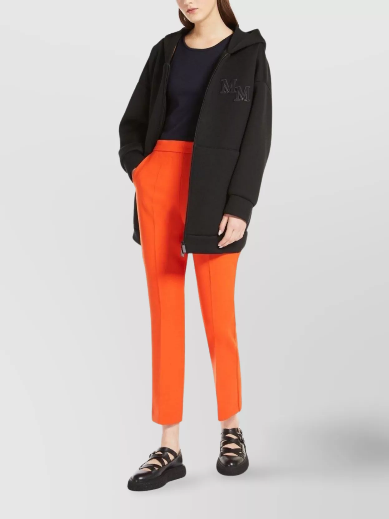 Max Mara Nepeta Ankle-length Trousers In Wool Crepe