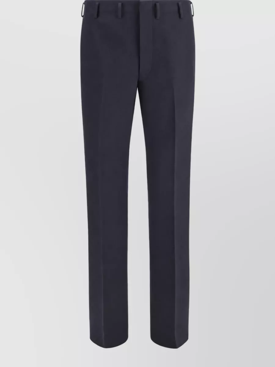 Prada high-rise wide-leg wool tailored trousers