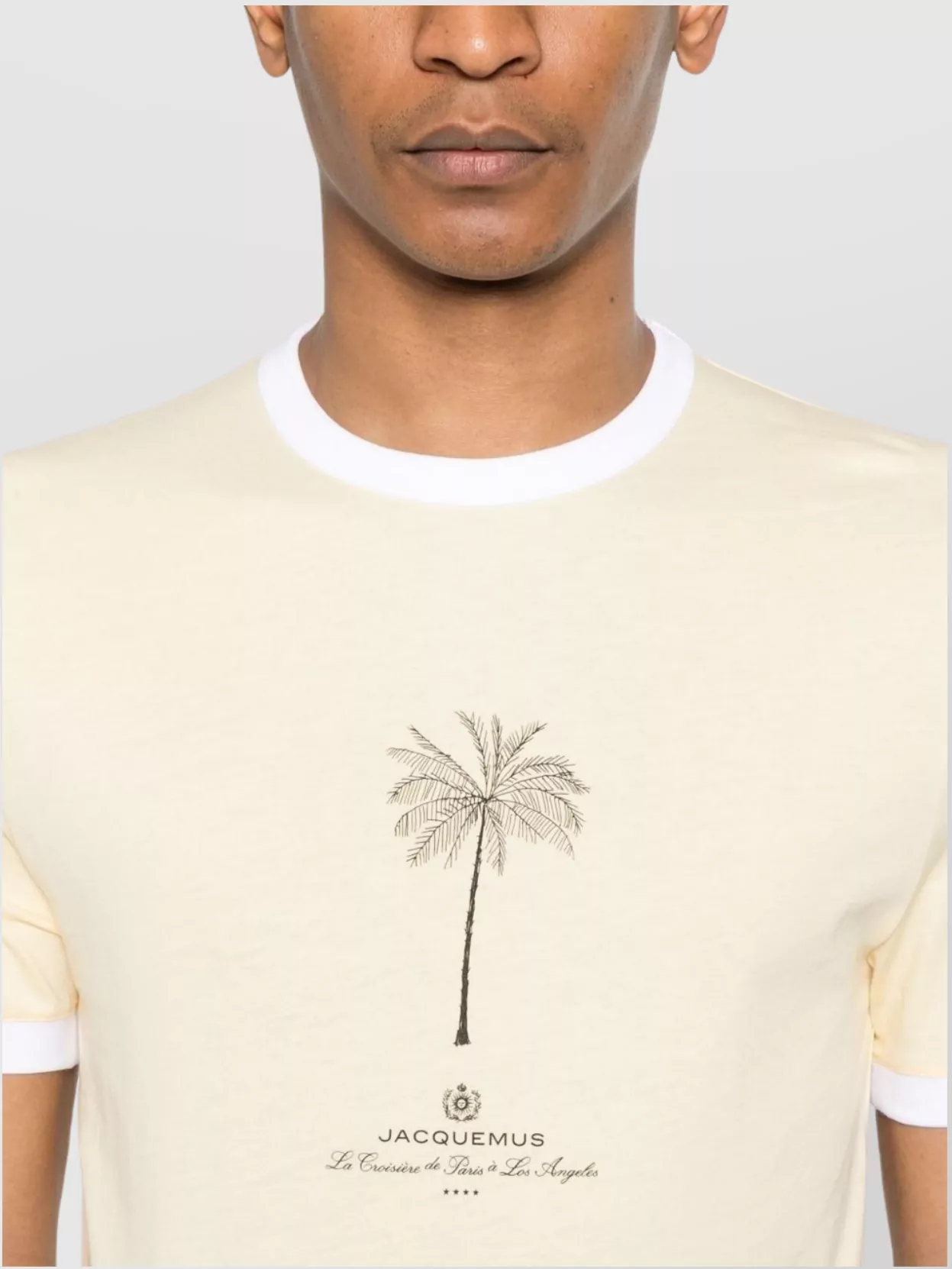Jacquemus Palm Tree Print Round Neck Vest