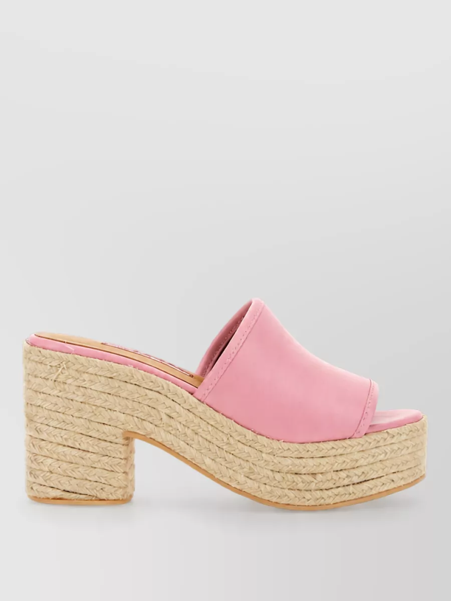 Moschino Leather Mules