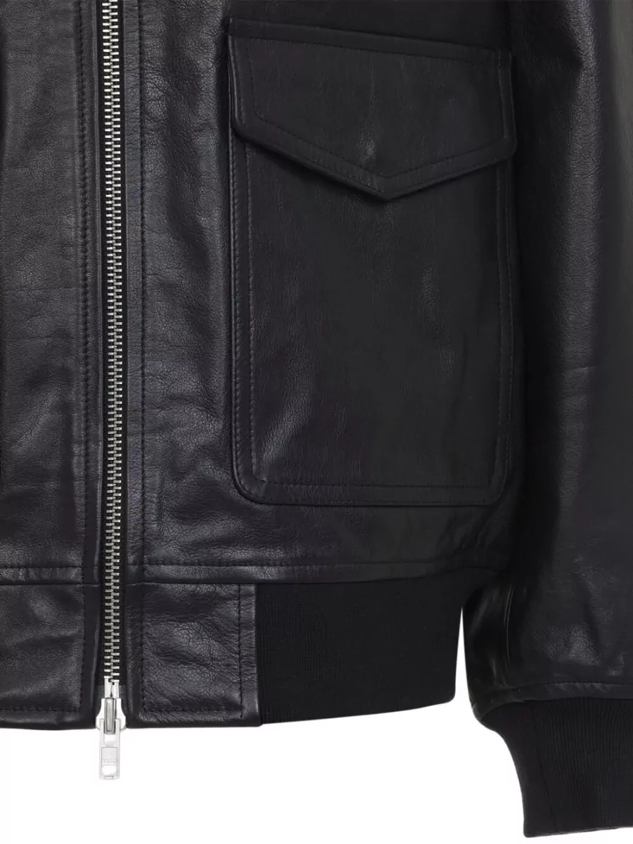 The Frankie Shop Leather Coat