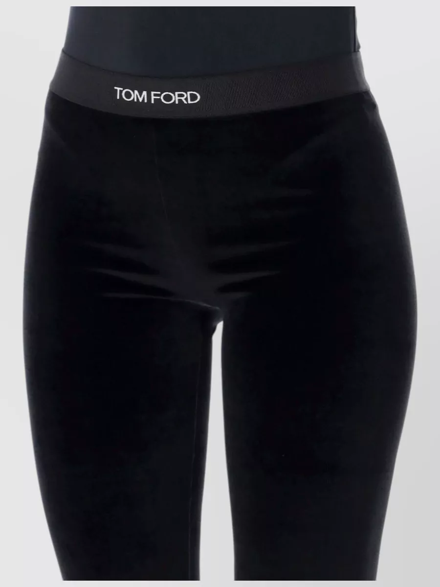 Tom Ford Velour Slim-Fit Leggings