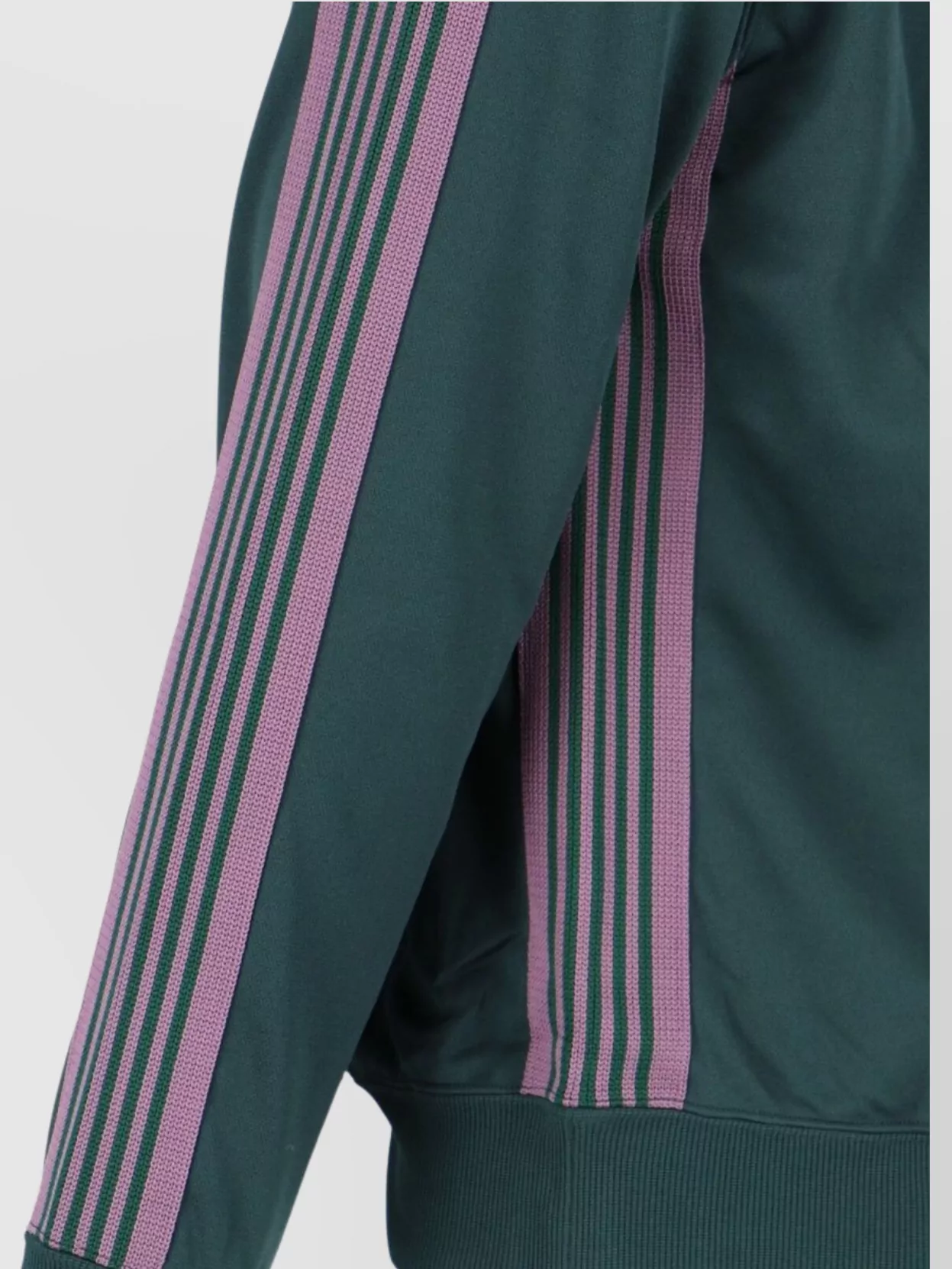 Needles Casual Jacket With Striped Sleeves And Pockets