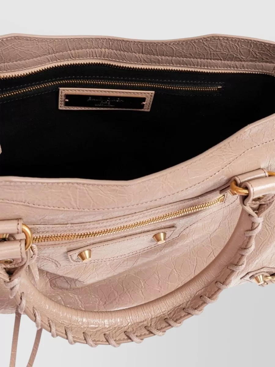 Balenciaga Le City Medium Leather Shoulder Bag