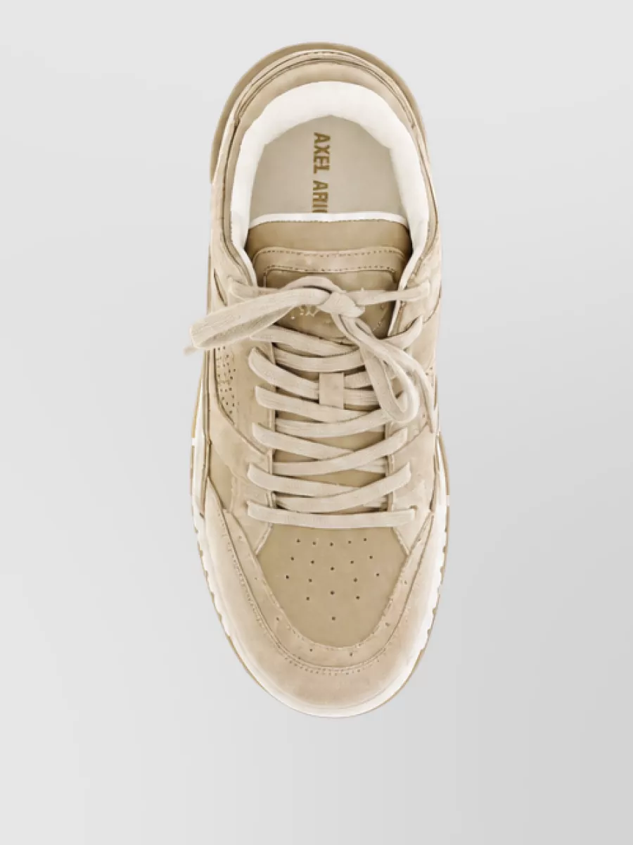 Axel Arigato Leather Paneled Low-Top Sneakers