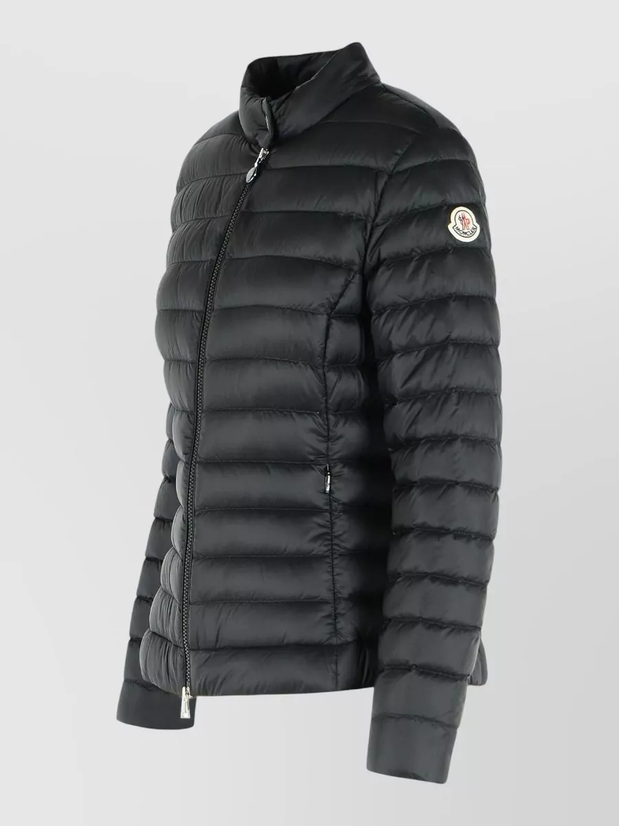 Moncler Polyamide Igelle Jacket High Collar Quilted