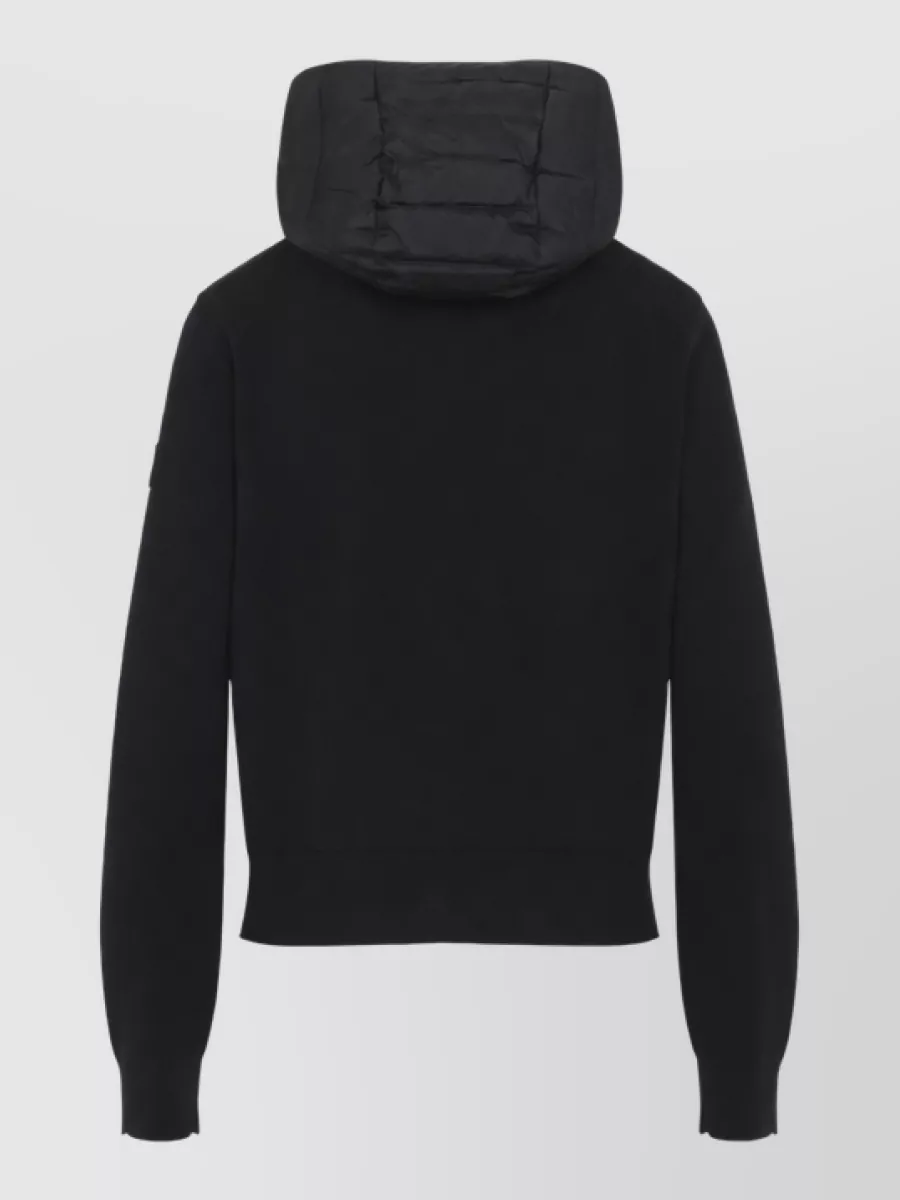 Canada Goose Quilted Wool Hoodie Jacket
