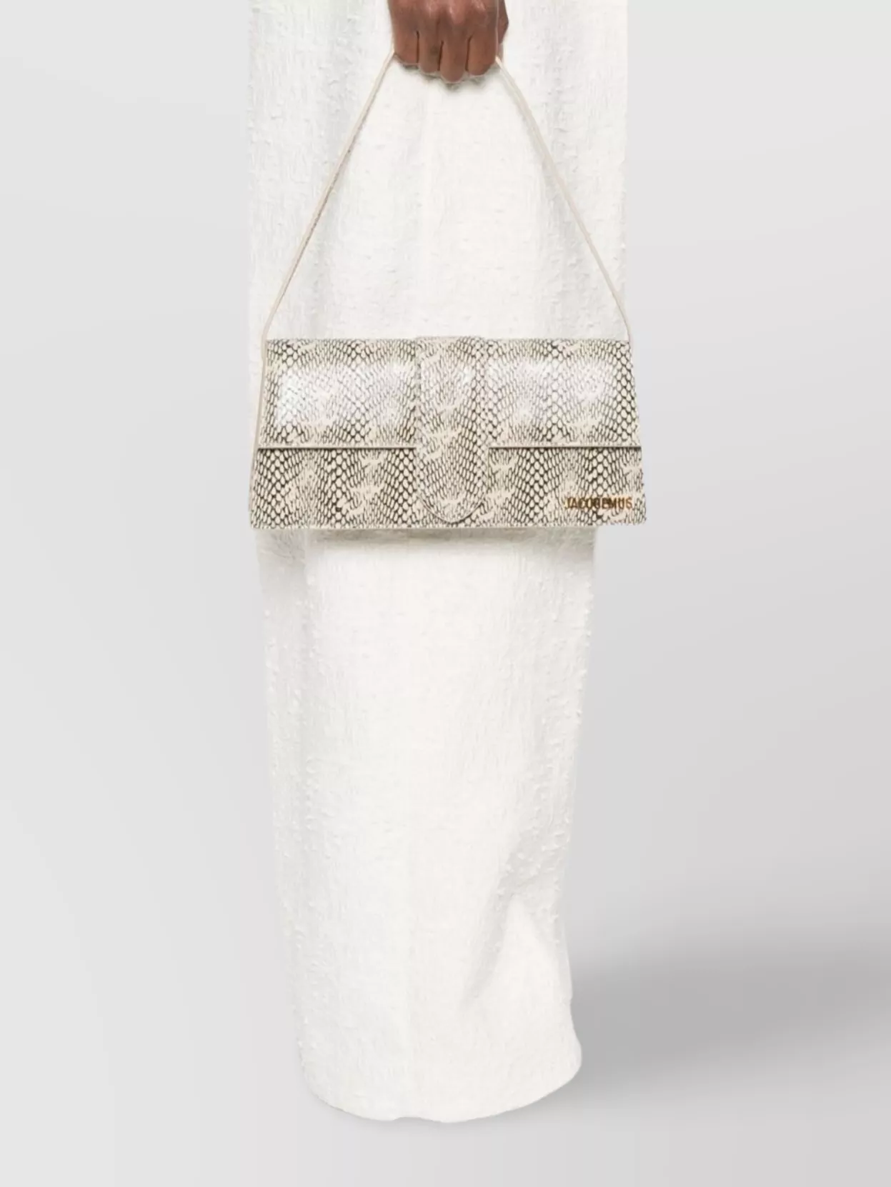 Jacquemus Long Shoulder Bag Snake Print