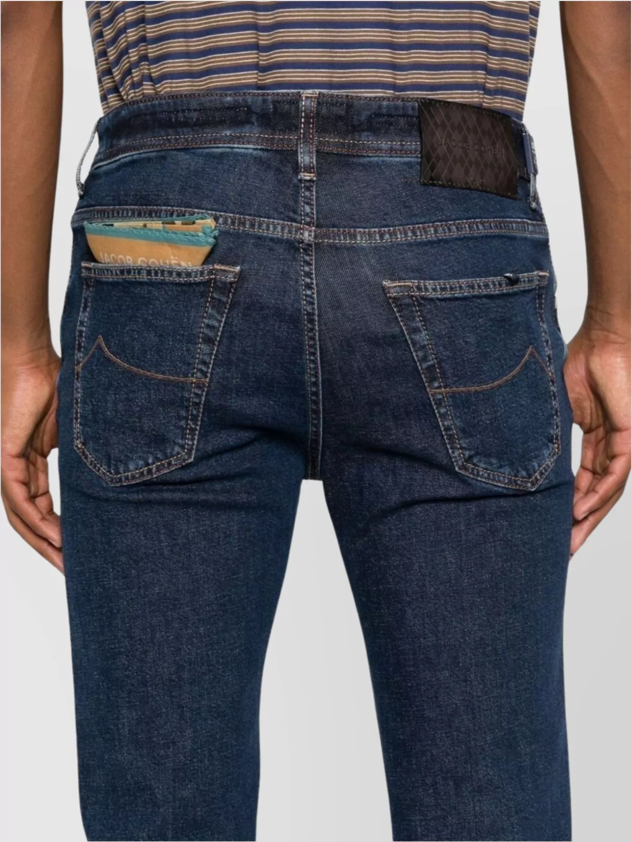 Jacob Cohen Tailored Cropped Denim Trousers