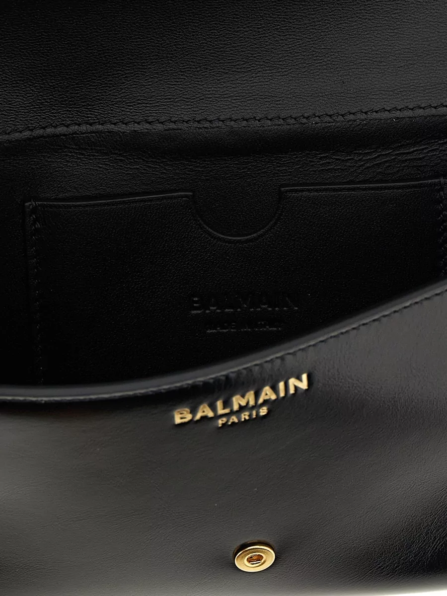 Balmain Shuffle Wallet Chain Buckle Detail Strap