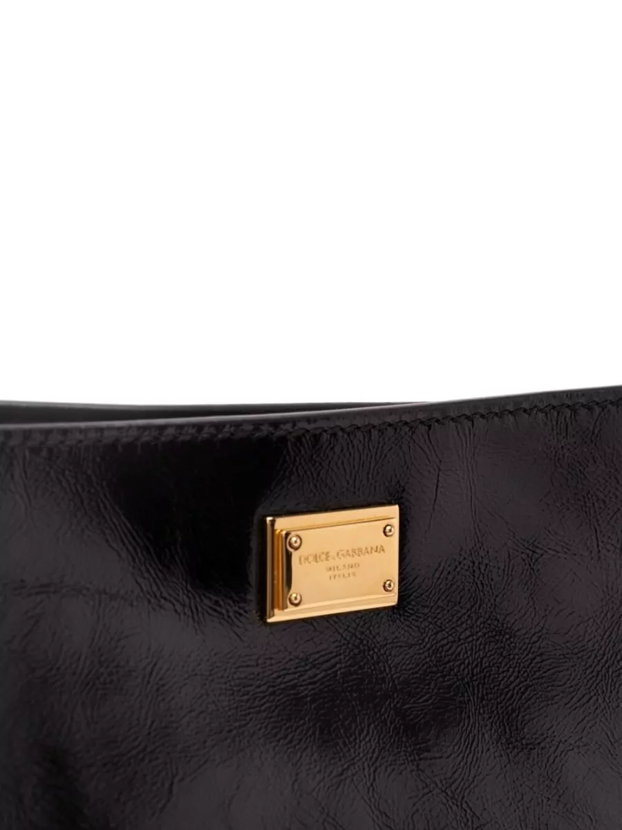 Dolce&Gabbana Vittoria Large Leather Shoulder Bag
