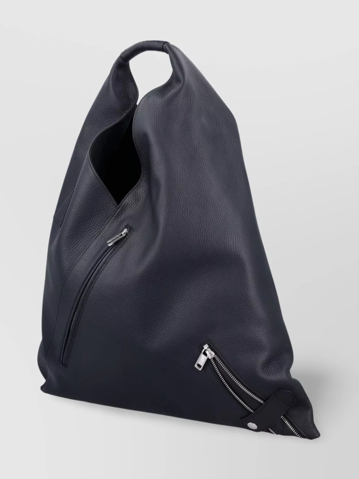 Mm6 Maison Margiela Japanese Biker Shoulder Bags With Front Pocket