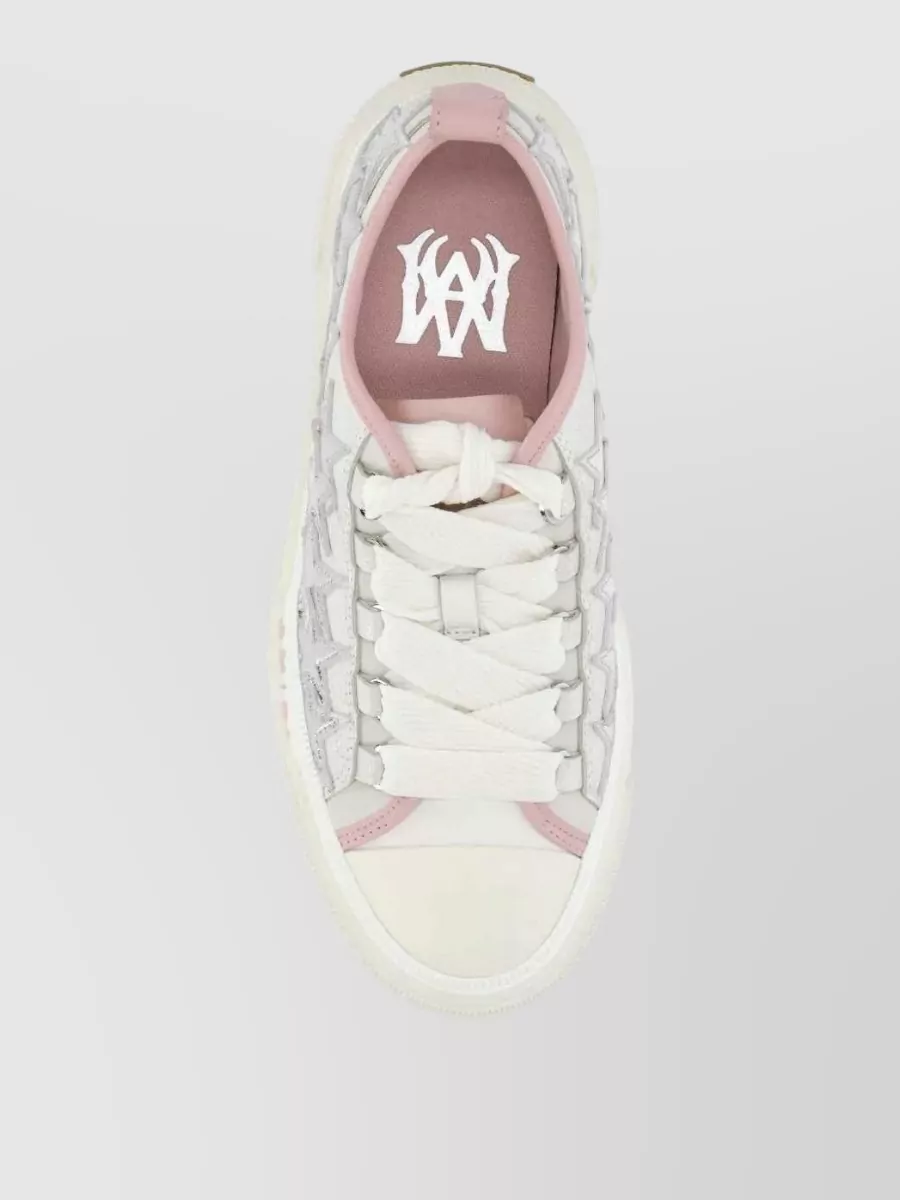 Amiri Leather Star-Embellished Low-Top Sneakers