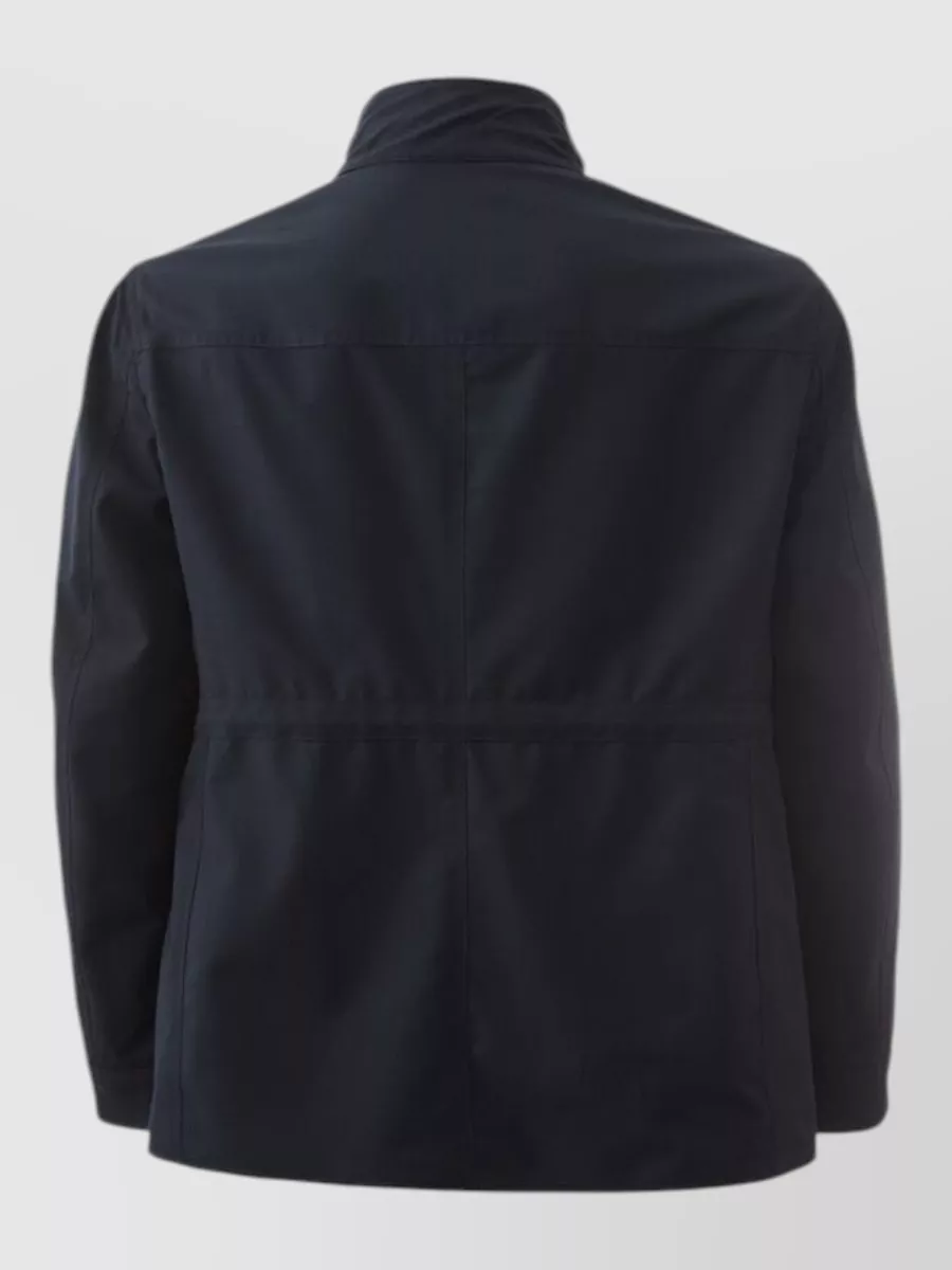 Lardini Wool Single-Breasted Field Jacket
