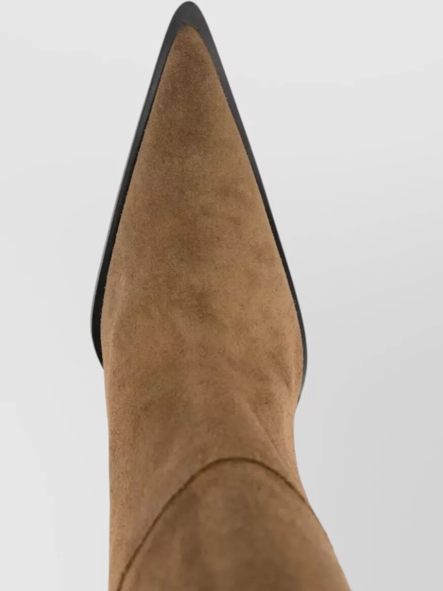 Coperni Cowboy Knee High Pointed Toe Block Heel