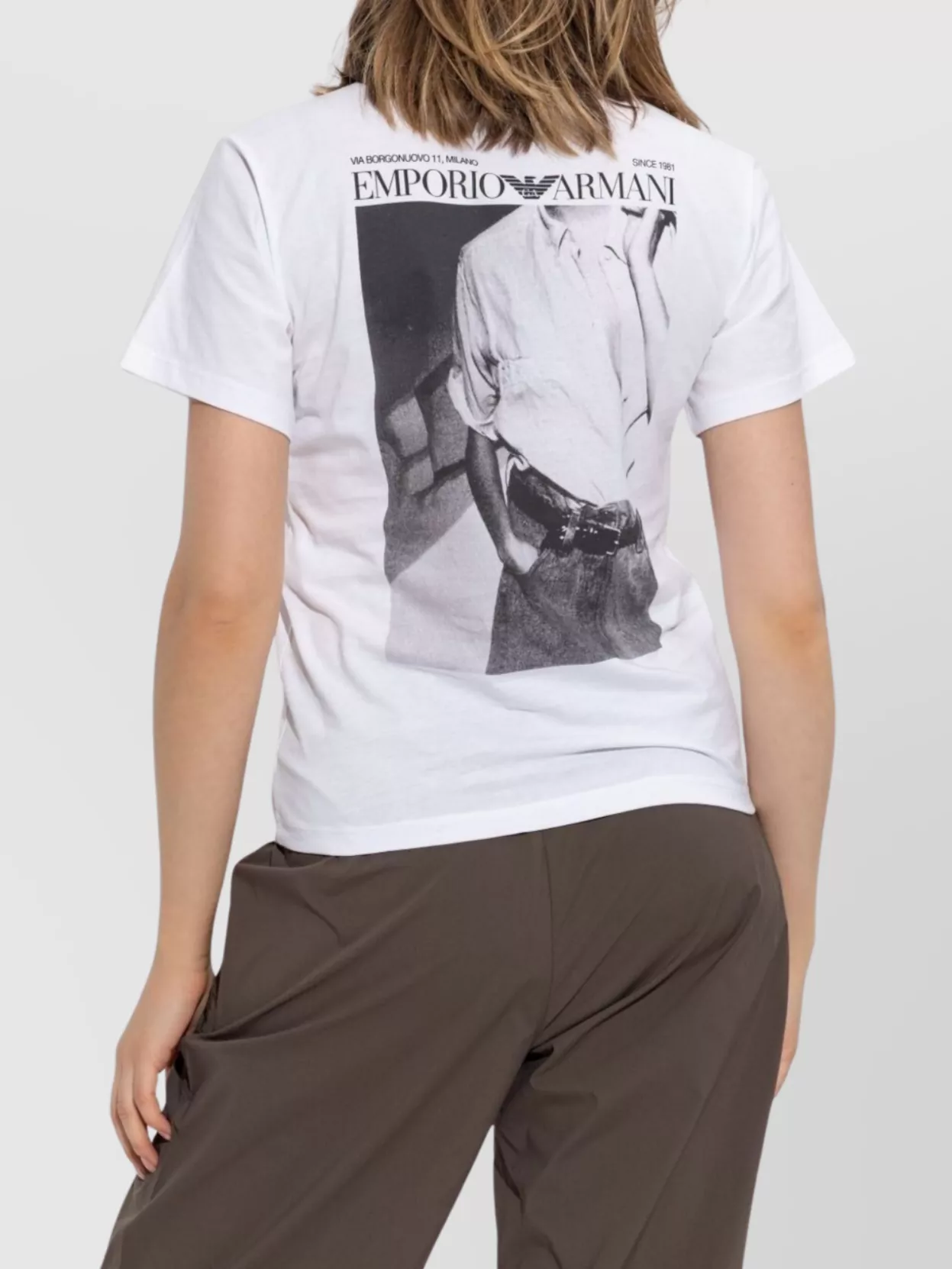 Emporio Armani Cotton Crew Neck T-Shirt