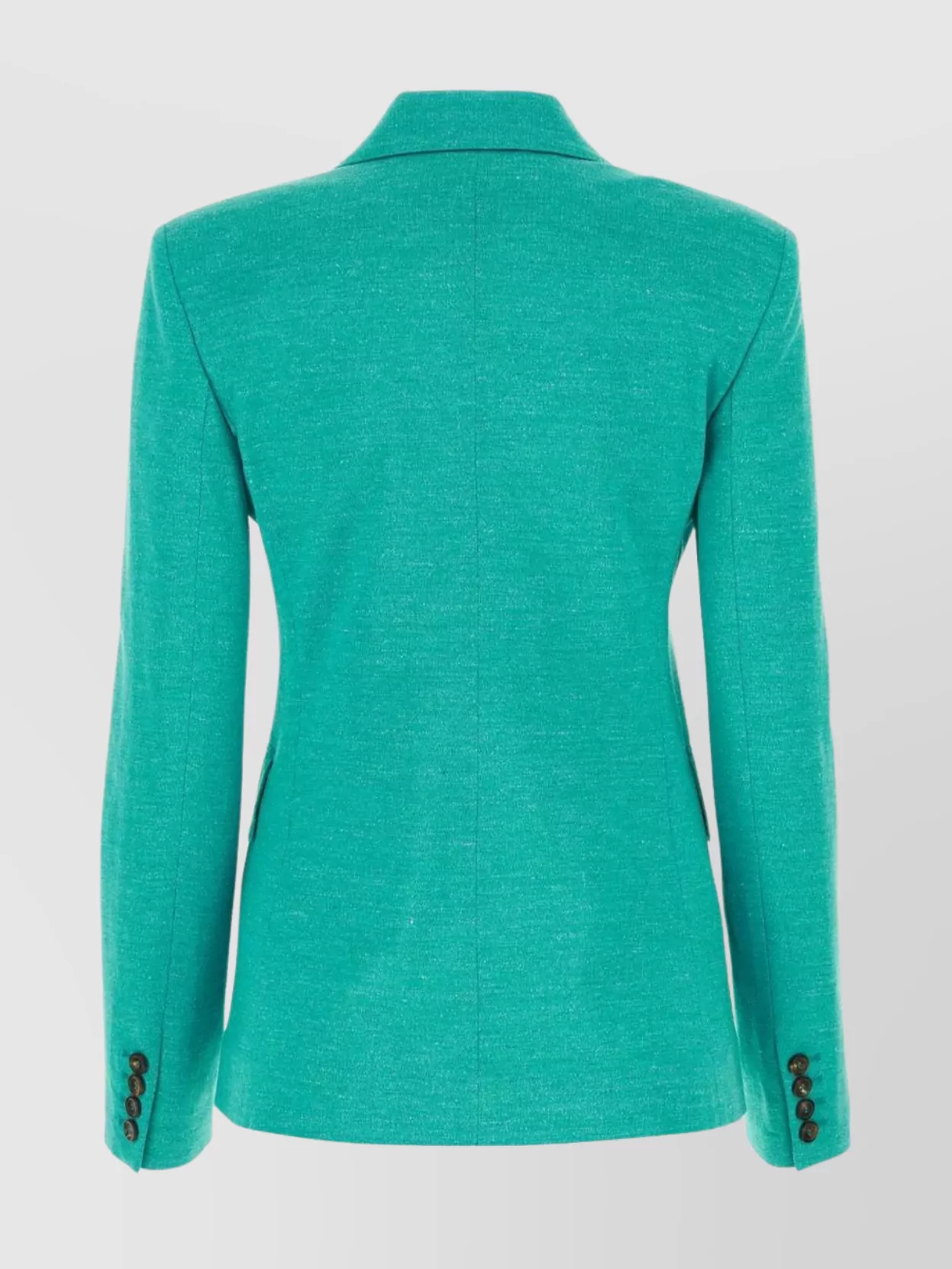 Max Mara Tailored Blazer Jacket Structured Shoulders In Blue