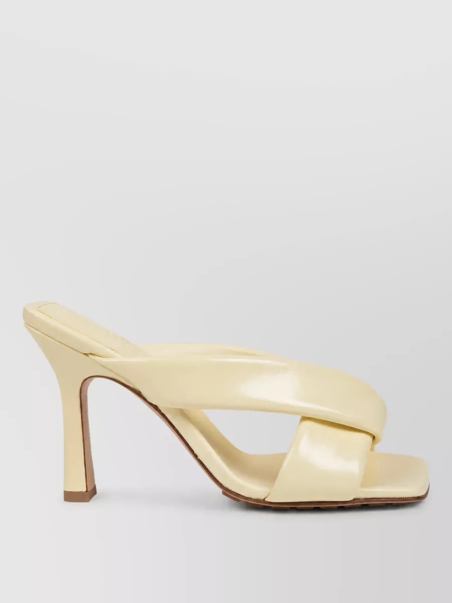 Bottega Veneta Riva Mule Sandals Open Toe Design