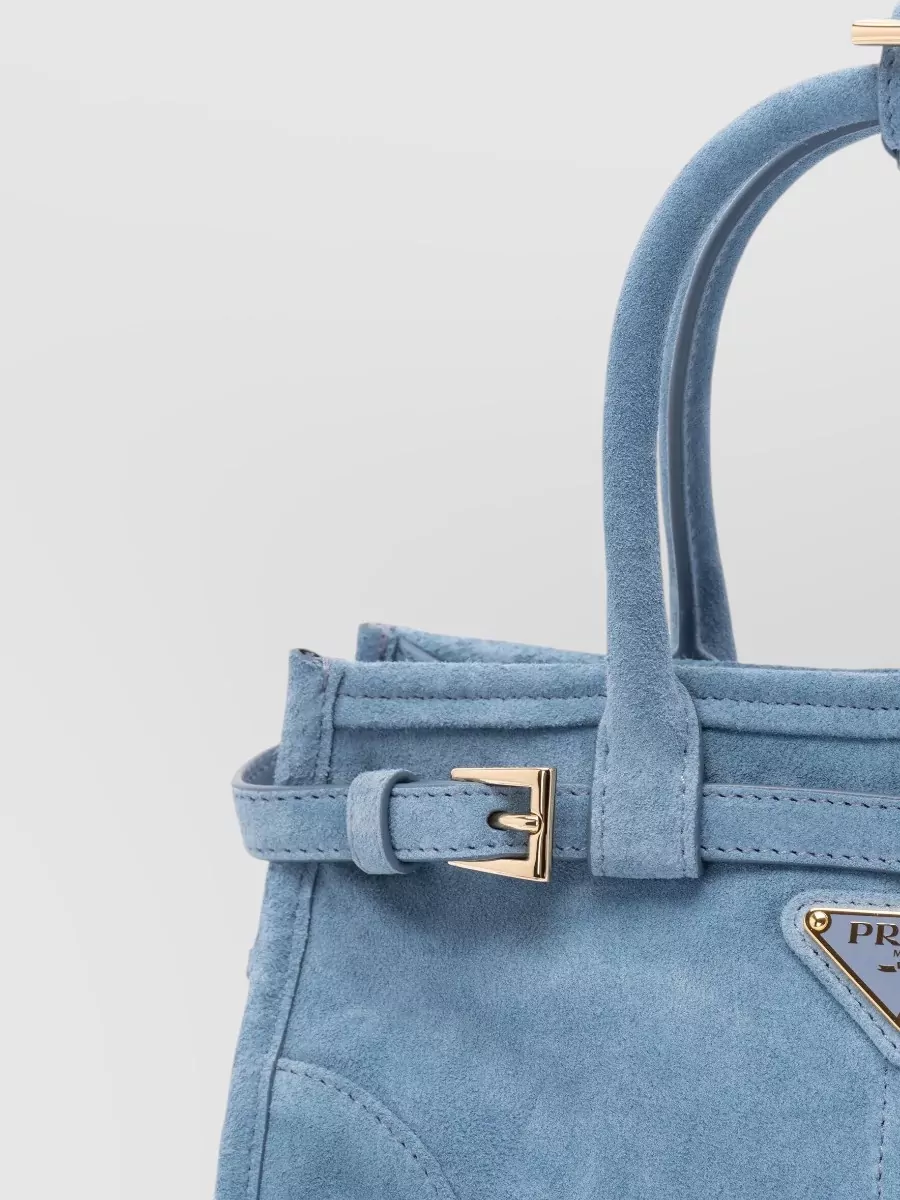 Prada Bonnie Mini Suede Leather Shoulder Bag