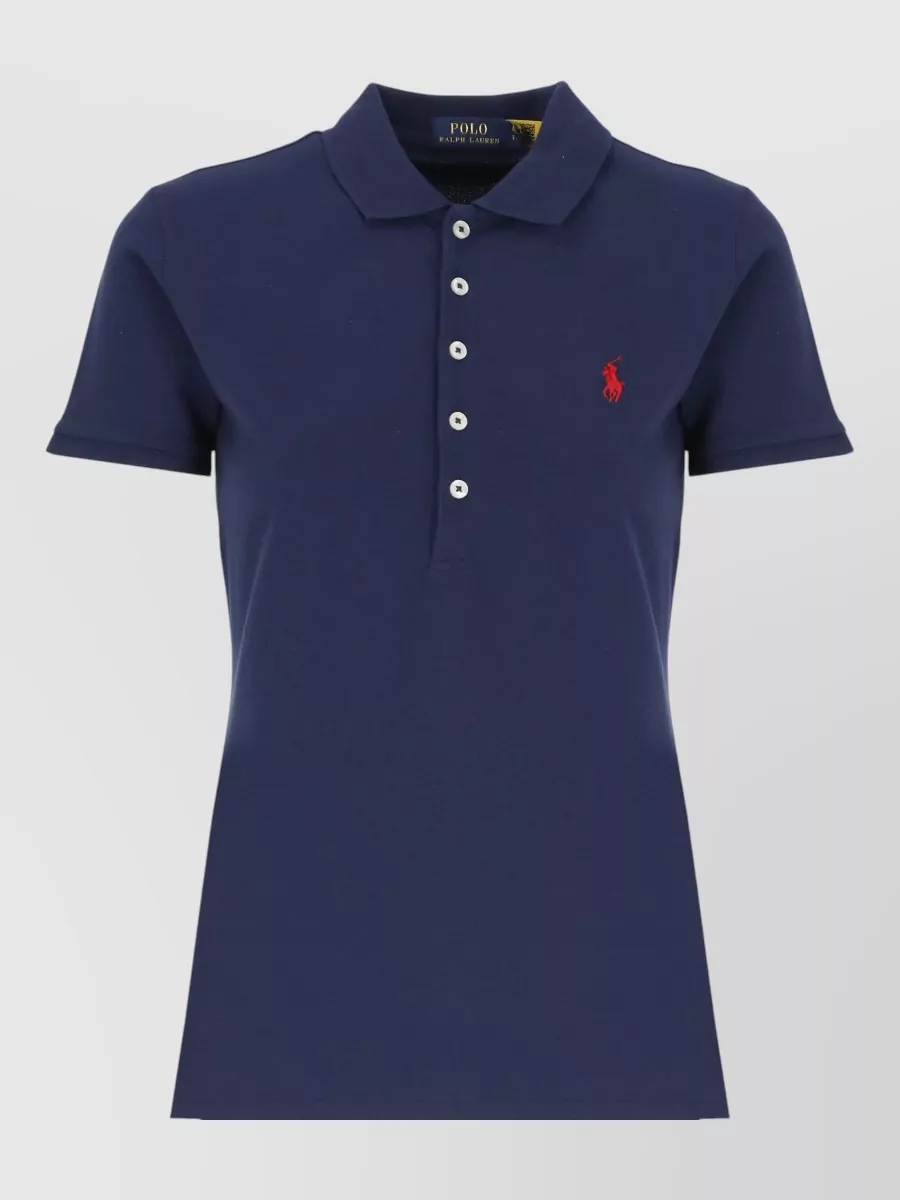 Ralph Lauren Cotton Polo Shirt Collar Neckline Buttons