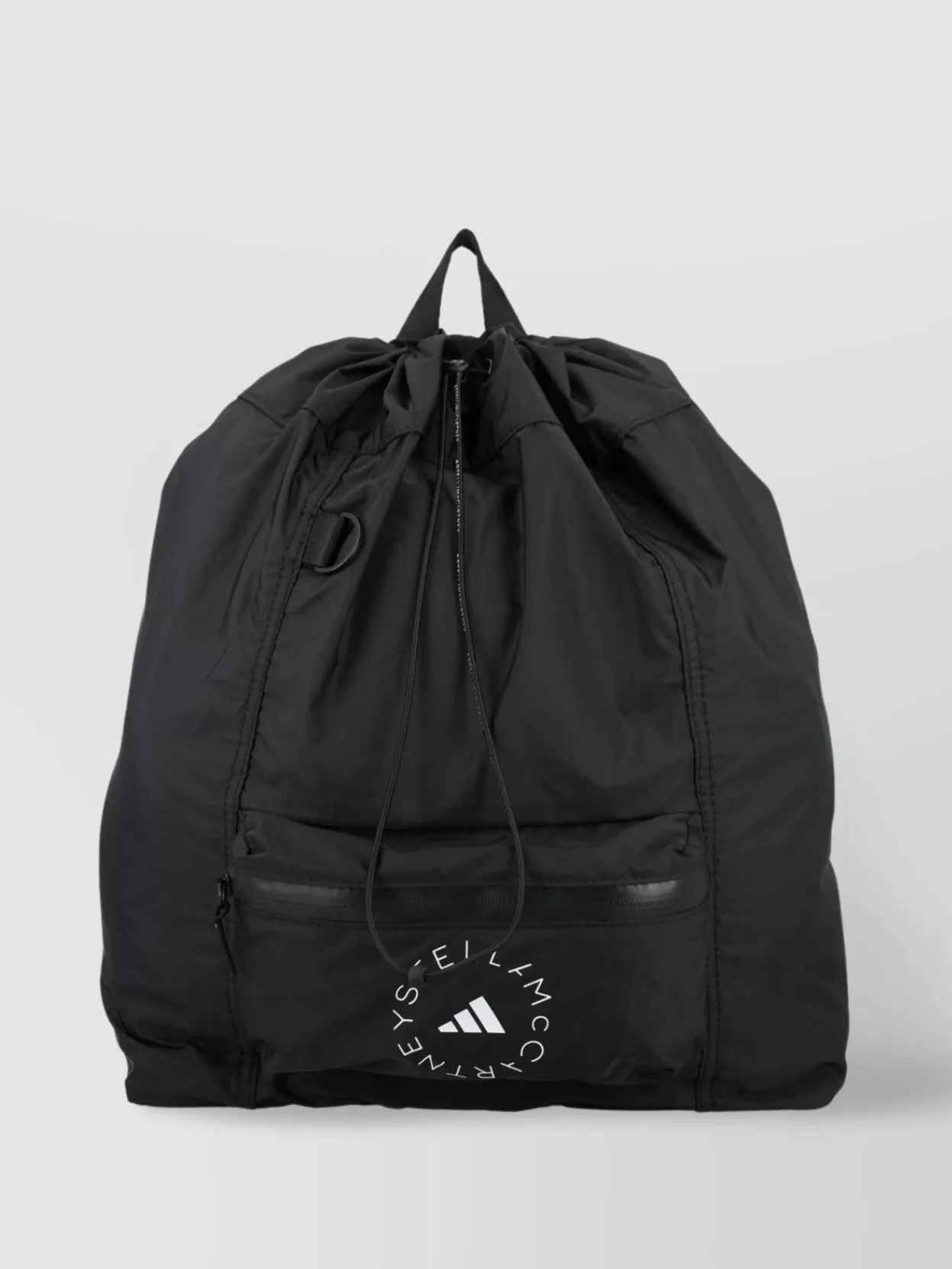fashion square mini backpack Adidas by Stella McCartney Small backpack with front zip pocket