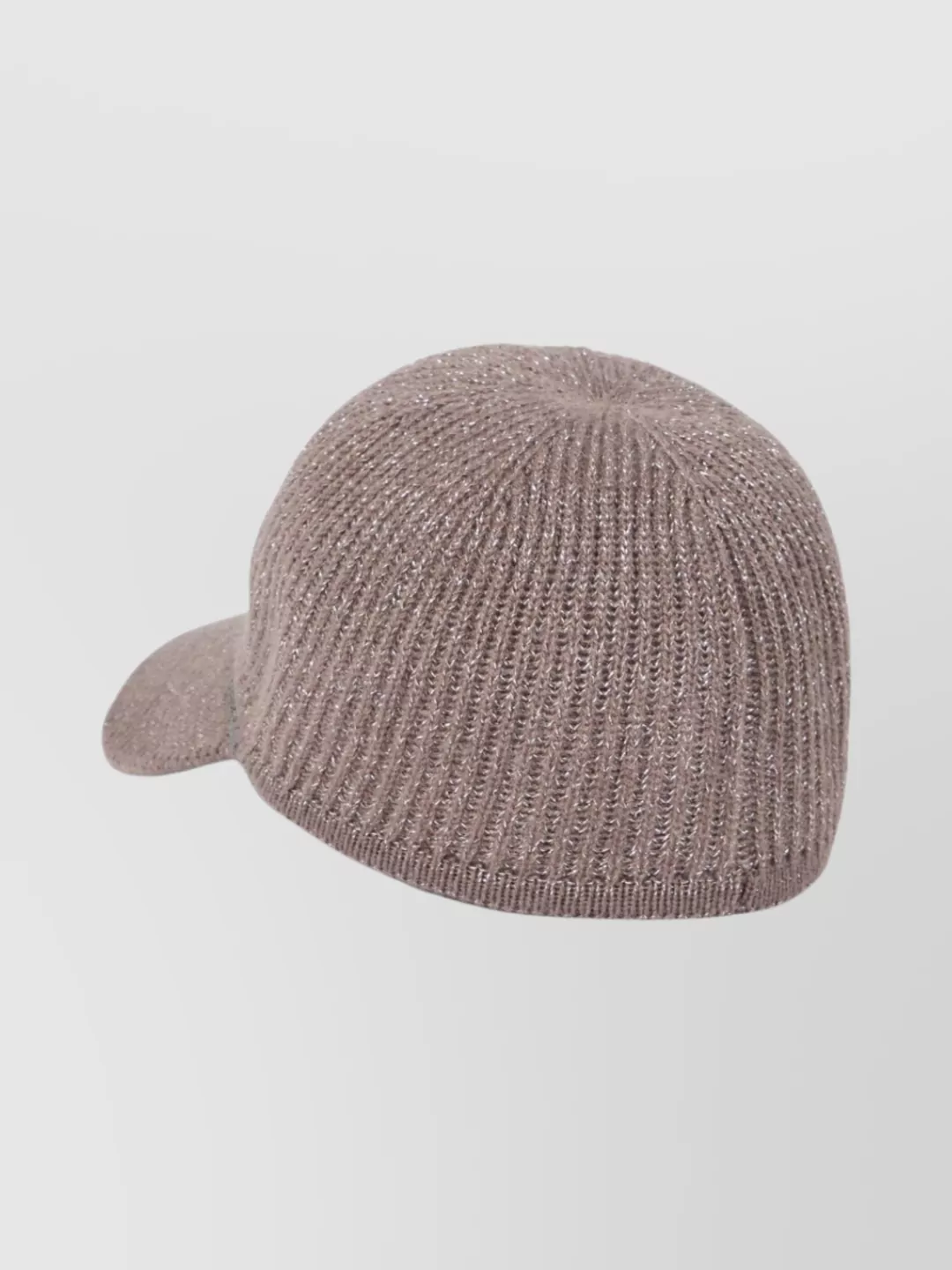 Brunello Cucinelli Cashmere Cap With Ribbed Knit Design