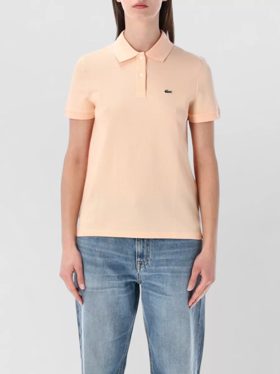 Lacoste cotton short-sleeve polo shirt