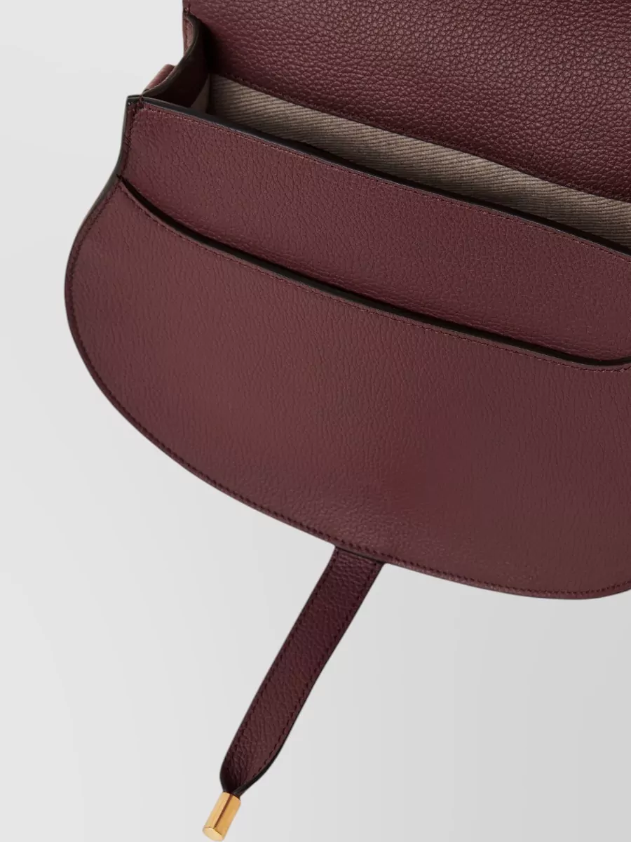Chloé Marcie Leather Saddle Bag