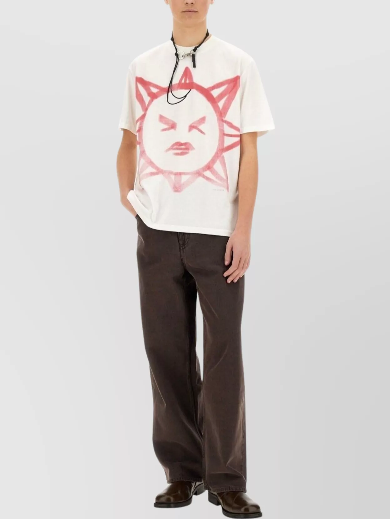 Our Legacy Graphic Print Crew Neck Short Sleeve T-Shirt