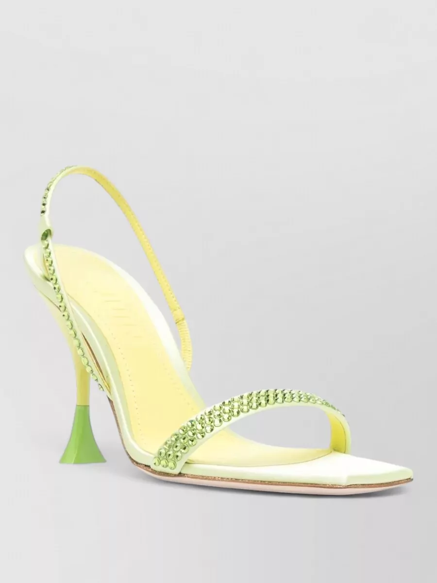 3juin crystal-embellished slingback sandals