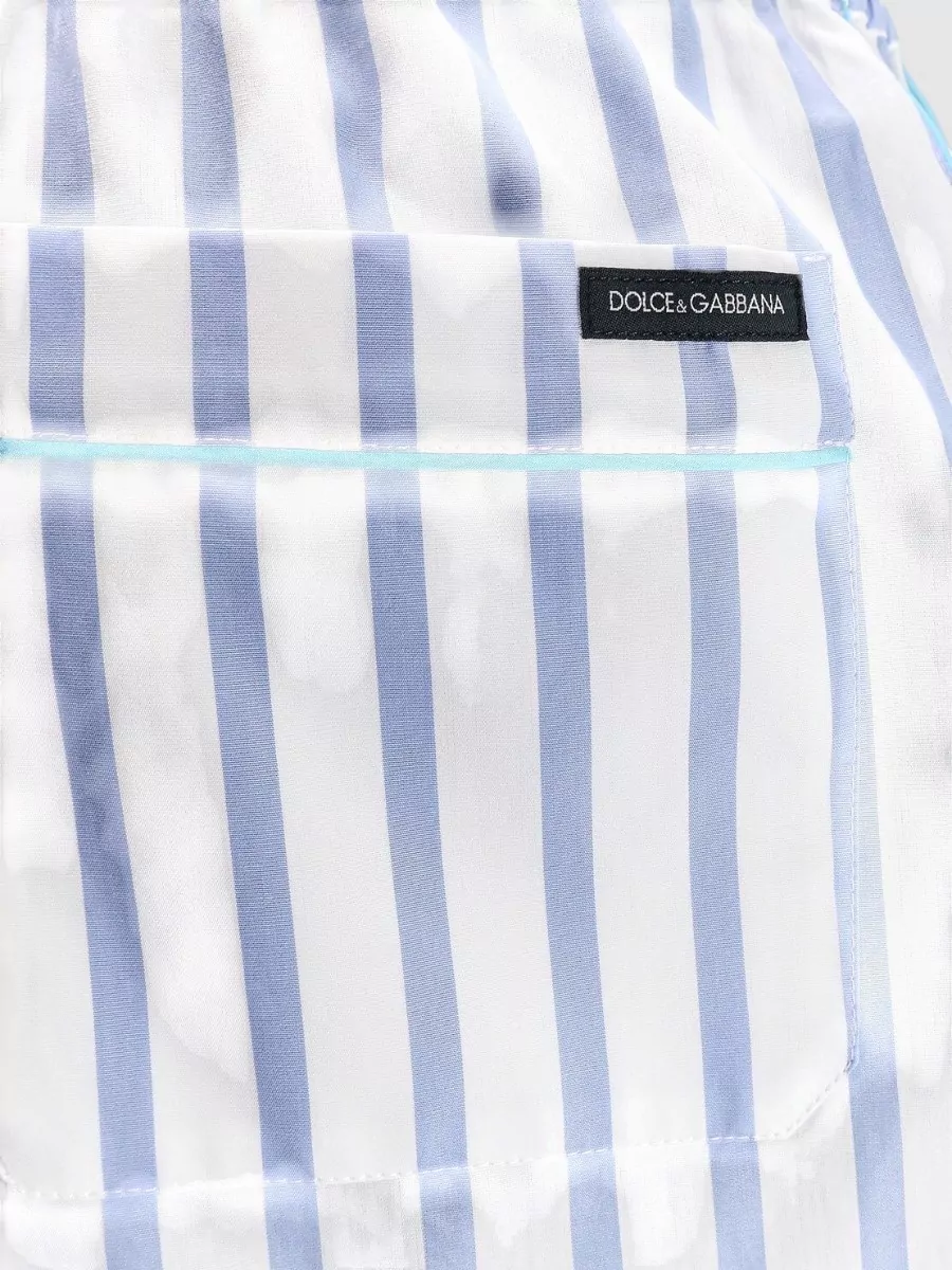 Dolce&Gabbana Striped Poplin Shorts