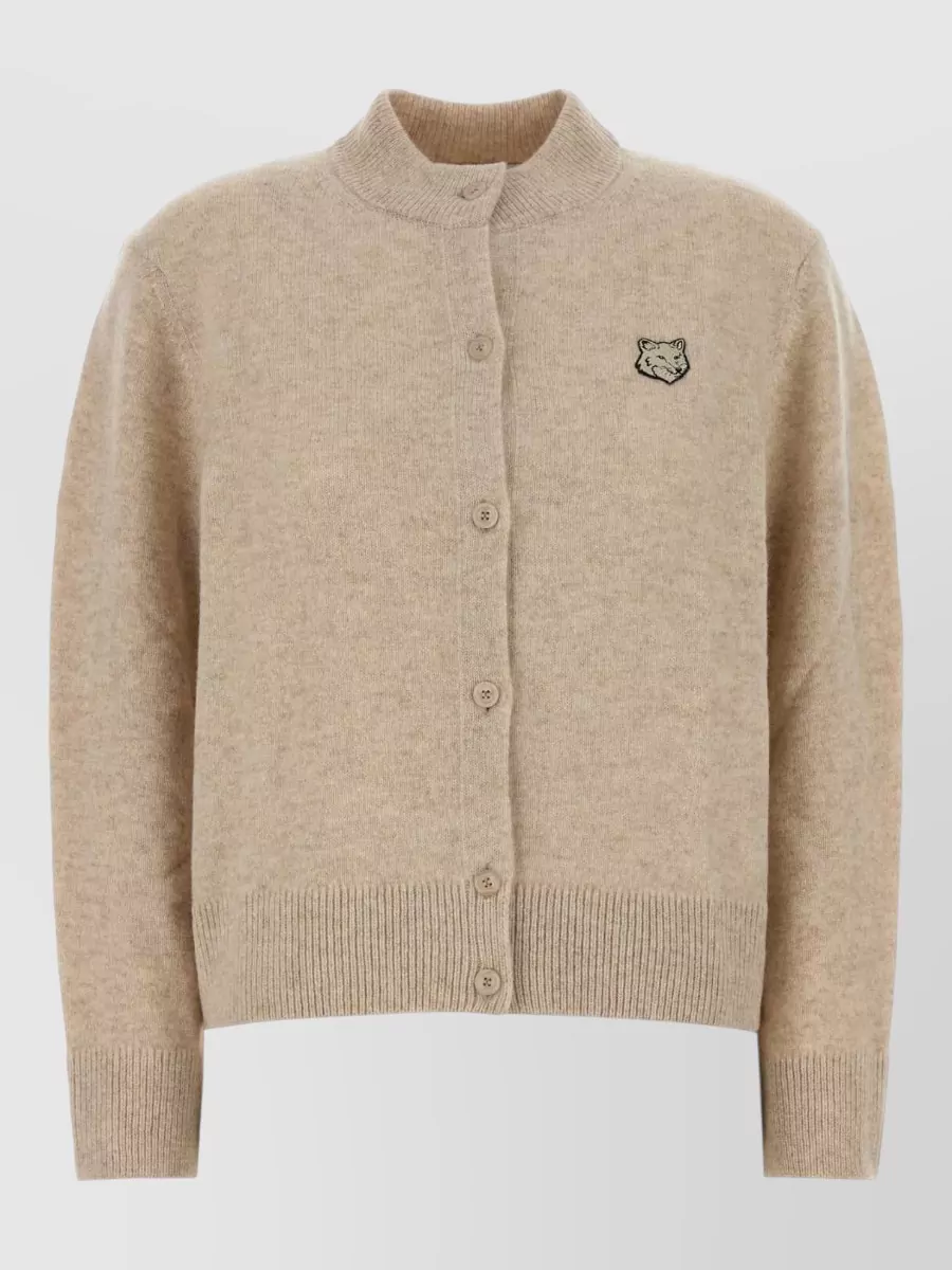 Maison Kitsuné wool fitted jacket