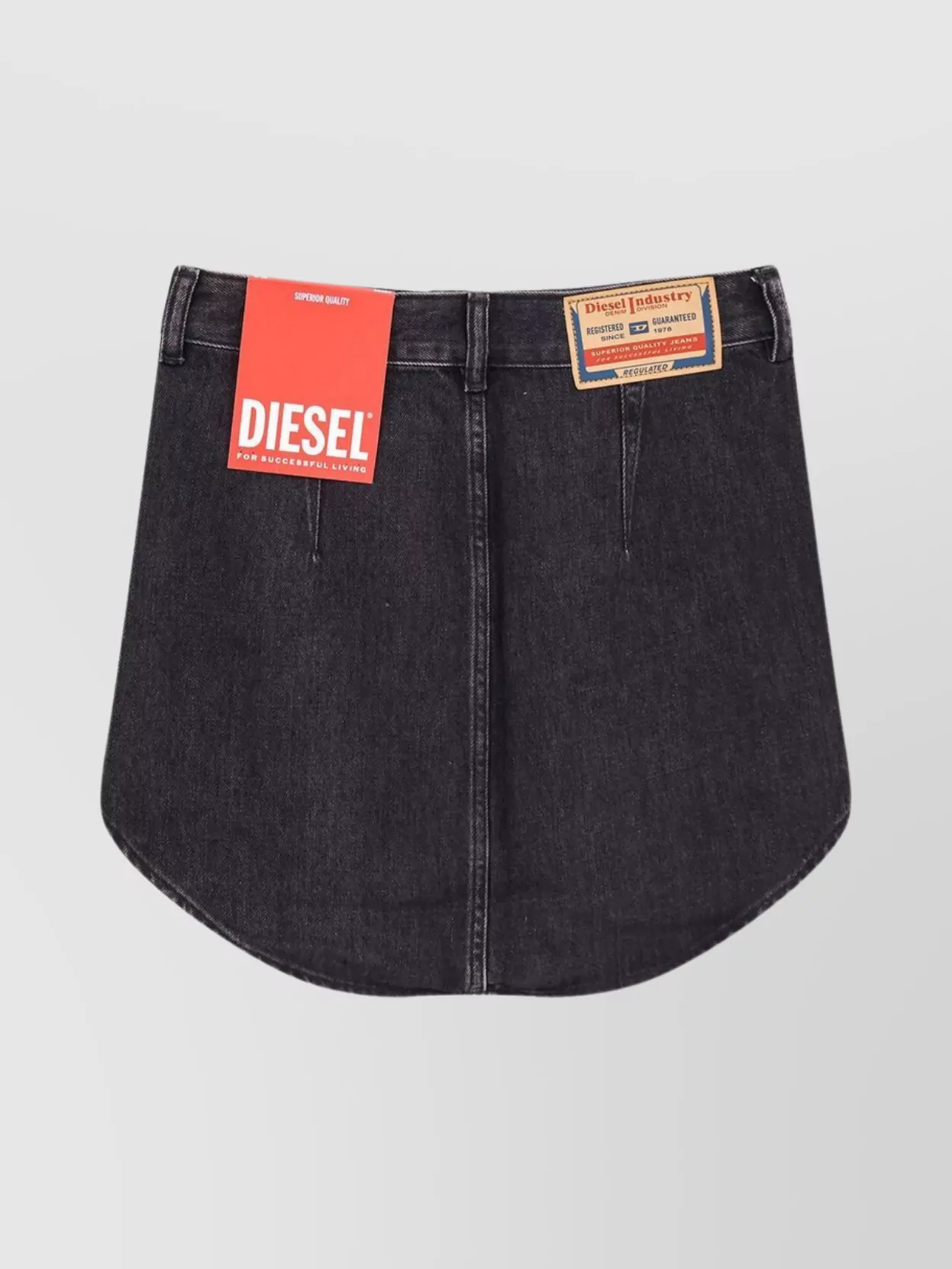 Diesel Short Skirt With Pockets And Belt Loops